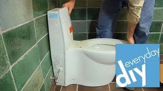 How to Install a Toilet  Buildipedia DIY [upl. by Nelra754]