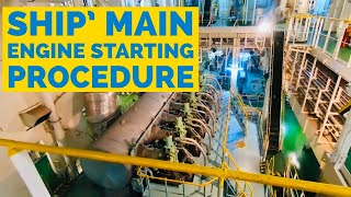 How To Start Ships Main Engine  From Preparation to Full Away I Enginestartingprocedure [upl. by Nils]