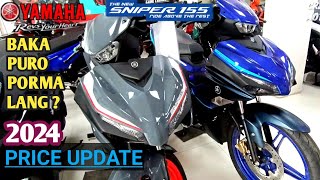 PURO PORMA LANG BA YAMAHA SNIPER155  PRICE UPDATE  QUICK REVIEW [upl. by Phalan325]