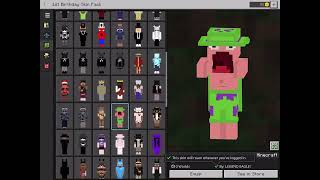 Free cosmetics Minecraft 120 ioscredit 8urd [upl. by Barabbas939]