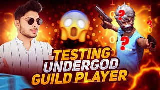 NG PLAYER SEND HiS UNDERDOG GUILD PLAYER FRIEND ❣️ FOR TESTING 🔥 1 V 1  FREE FIRE INDIA [upl. by Myrtice]