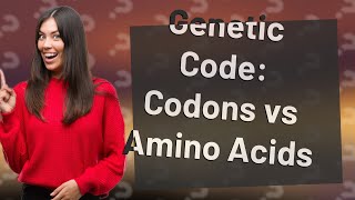 How many codons equals 1 amino acid [upl. by Airdnala]