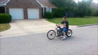 OCC Schwinn Stingray with a honda 250cc twin  test [upl. by Medin]