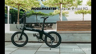 Mobilemaster Carbon EFold EBike  LEICHT SPORTLICH URBAN GUTAUSSEHEND [upl. by Macdougall59]