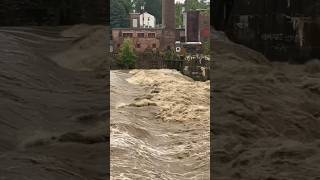 Winooski River Flooding Winooski Vermont vermont winooski flooding [upl. by Akemahs582]