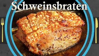 das einfachste Schweinsbraten Krustenbraten Rezept mit knuspriger Kruste [upl. by Abad891]