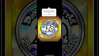 Dokkan’s 10th Pre Anniversary Coin likeandsubscribe dokkanbattle dokkan dragonballsparkingzero [upl. by Airdnaxila]