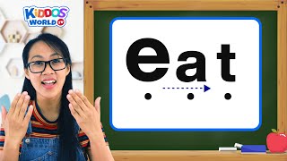 Teaching Kids How to Read Easy 3  Letter Words  Learning the Letter Phonic Sounds [upl. by Alwyn915]