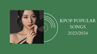 PLAYLISTKPOP POPULAR SONGS 20232024hypeworkoutchill [upl. by Oretos]