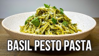 Basil Pesto Pasta Recipe [upl. by Yhtrod667]