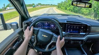 2024 Chevrolet Silverado 2500 HD High Country  POV Test Drive Binaural Audio [upl. by Ahsilak]