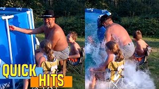 How To Empty Swimming Pool Redneck Style  AFV [upl. by Llennaj]