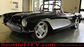 1957 Chevrolet Corvette quotFamily Affairquot quotKindigIt Designquot The Grand National Roadster Show 2018 [upl. by Oswin621]