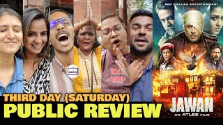 Jawan Day 3 PUBLIC REVIEW  Jawan Third Day Saturday Public Review  SRK Vijay Sethupathi  Atlee [upl. by Sido]