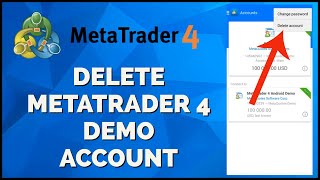 How To Delete Demo Account On MetaTrader 4 [upl. by Airbma857]