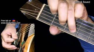 SAFE amp SOUND Flatpicking Guitar Lesson  TAB by GuitarNick [upl. by Eneleuqcaj632]