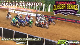 MX NOVICE MOTO 1 ‼️ CLEOSA SERIES ROUND 2‼️MINEN SEMARANG [upl. by Bilat957]