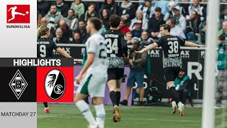 Borussia MGladbach  Freiburg  03  Zusammenfassung  Bundesliga 202324 [upl. by Kore]