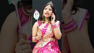 কে দূর্গা👹  Durga vs Asur Comedy  Bengali Comedy  Bong Girl Monti shorts durgapuja [upl. by Debera386]