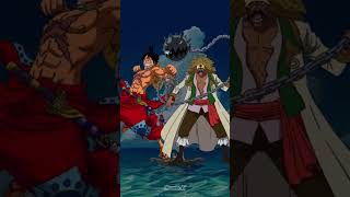 Luffy Vs Comandantes de shirohige onepiece anime edit shorts vs luffy [upl. by Nirb]