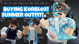 Buying Korblox SUMMER OUTIFT 🌸🌴 [upl. by Paz102]