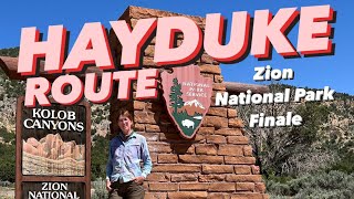 HAYDUKE ROUTE📍Zion National Park Finale  backpacking  adventure travel [upl. by Koy]