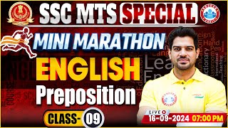 SSC MTS English Classes 2024  Preposition in English SSC MTS  MTS English By Sanjeev Sir [upl. by Akkinahs579]