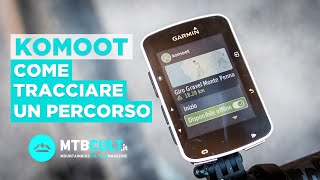 TUTORIAL  Come tracciare un percorso con Komoot [upl. by Aliek]