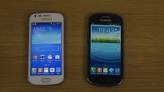 Samsung Galaxy Trend Plus vs Samsung Galaxy S3 Mini  Which Is Faster [upl. by Goulder]