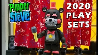 Five Nights At Freddys 2020 Mcfarlane Toys PLAYSETS  Micro Sets Exclusive Preview Toyfair [upl. by Yeniar]