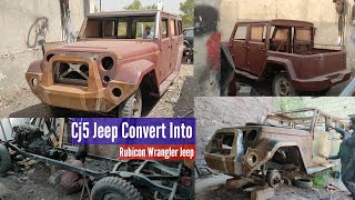 Cj5 Jeep Convert Into Rubicon Wrangler Jeep [upl. by Rexer]