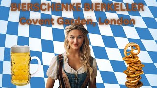 Bierschenke Bierkeller  Oktoberfest craft beer taproom Covent Garden London UK [upl. by Enelra]