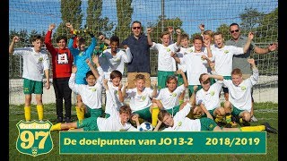 De doelpunten van Voorschoten 97 JO132 seizoen 20182019 [upl. by Nakeber]