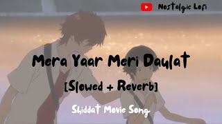 Jug Jug Jeeve Slowed  Reverb  Mera yaar meri daulat  Shiddat Movie Song Shiddat Slowreverb [upl. by Imoian]