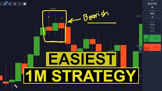 Easiest 1M Binary Options Strategy  The 3Candle EntryExit Pattern 2024 [upl. by Dorran126]