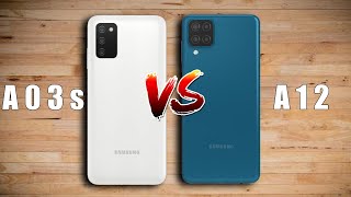 Samsung Galaxy A03s vs Samsung Galaxy A12 [upl. by Daj936]