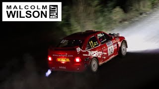 MALCOLM WILSON RALLY 2024  IN THE DARK Nighttime Gravel Stage Action Mistakes amp MORE [upl. by Ailyn]