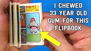 I chewed 33 year old GUM for this flipbook 🤮 [upl. by Alby]