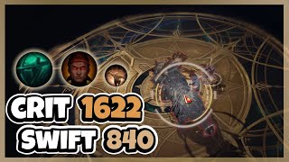 LOST ARK  Sharpshooter 1630 Death Strike  DPS Test 2 minute  Crit 1622  Swift 840 [upl. by Neema404]