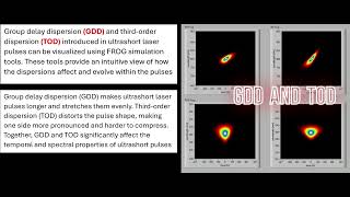 Group Delay Dispersion GDD and Third Order Dispersion TOD in Ultrashort Laser Pulses [upl. by Effy37]