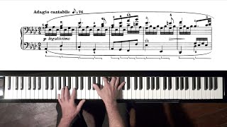 Beethoven Pathétique Sonata TUTORIAL 2nd Movement  P Barton FEURICH piano [upl. by Asiral]