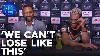 Benji Marshall on the tension in the coaching box NRL Presser  NRL on Nine [upl. by Merriott]