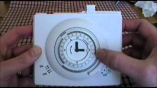 Worcester Bosch Mechanical timeclock user instructions by AdvantageSW [upl. by Verda]