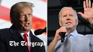 US midterms 2022 Biden and Trump make last pitch to win voters in swing states as polls open [upl. by Culbert466]