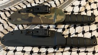 Kydex Sheaths for Two Ontario Knife Company Fixed Blades [upl. by Klos]