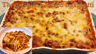 Homemade Baked Spaghetti Recipe  HOW TO MAKE BAKED SPAGHETTI EASY [upl. by Davidson]