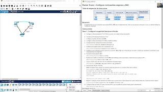 1646 Packet Tracer  Configure Contraseñas Seguras y SSH [upl. by Salohcim]