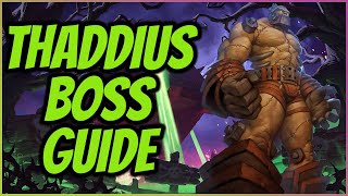 WoW Classic Naxxramas Boss Guide  Thaddius [upl. by Dahlstrom]