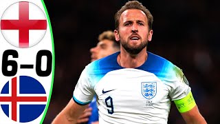 England vs Iceland 60  All Goals and Highlights  2024 🔥 KANE [upl. by Merta28]