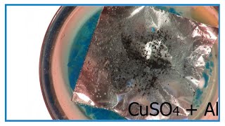 Al  CuSO4  Aluminum  Copper II Sulfate [upl. by Iatnwahs]